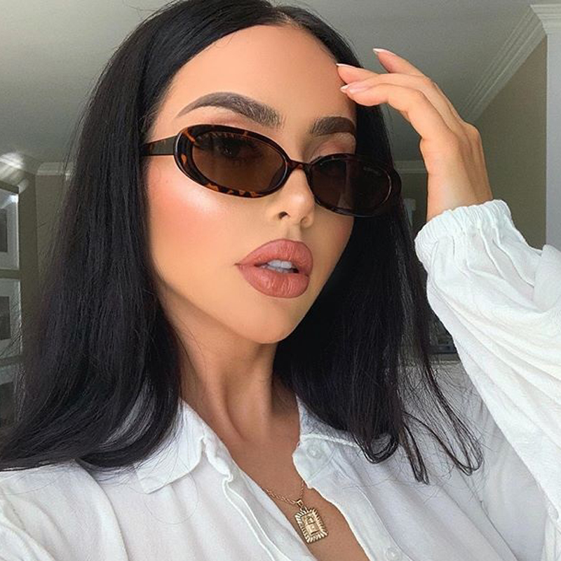 Women'S Fashion Eyewear - New Oval Vintage Sunglasses Women Fashion