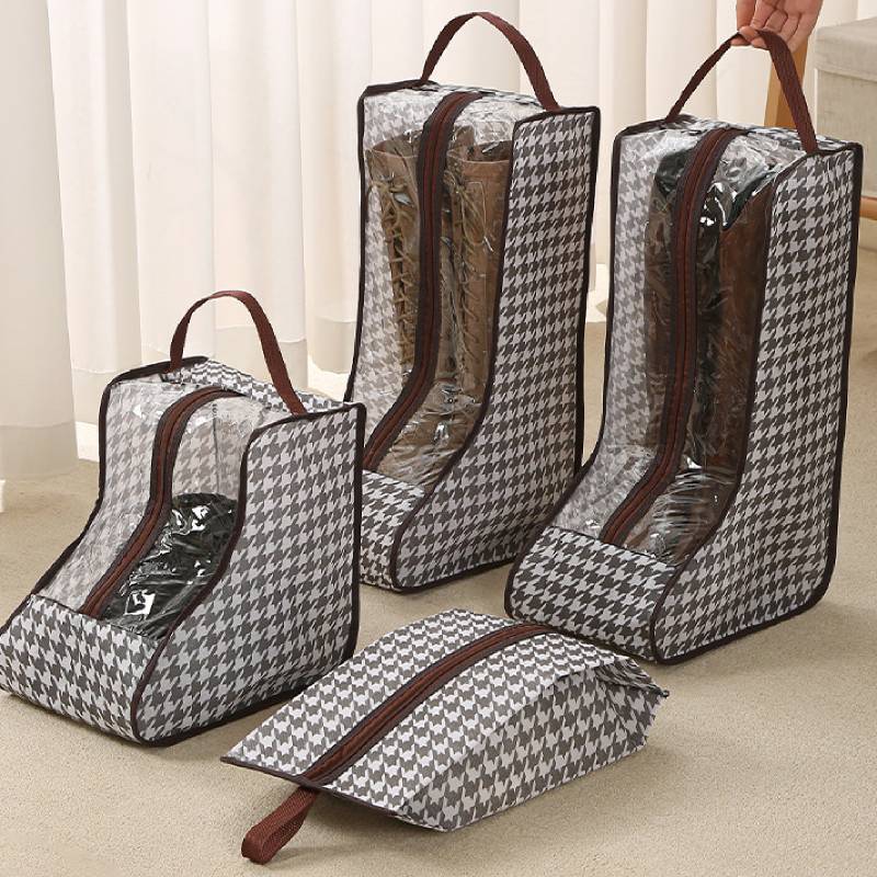 Women'S Fashion Boots - Tall Boot Storage Bags with Clear