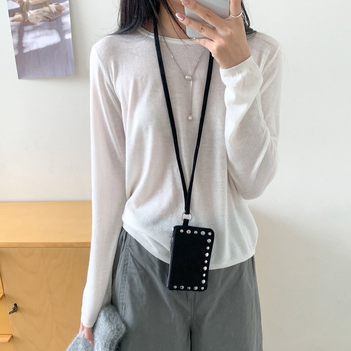 NEW Studded Shoulder Bag Mini  - Coin Purse Women 评论和价格