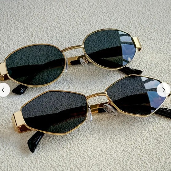 Trendy Round Frame Metal Sungl - Women'S Fashion Eyewear 评论和价格