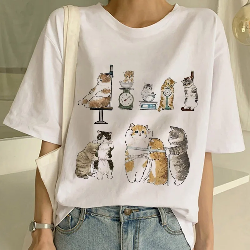 Summer New Cute Cat Funny Cart - Women'S Fashion From The 90S 评论和价格