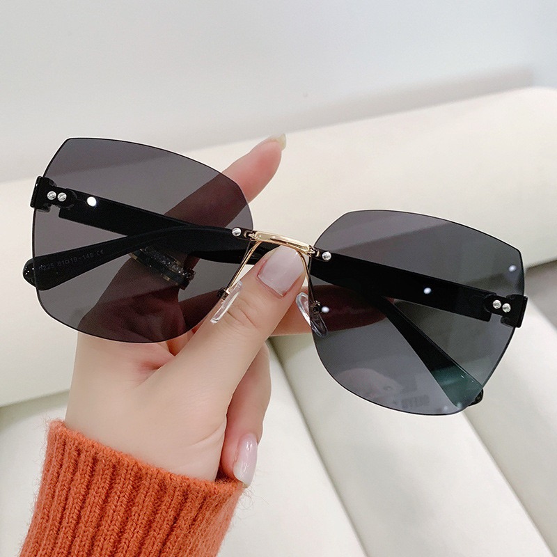Vintage Rimless Sunglasses Wom - Women'S Fashion Eyewear 评论和价格