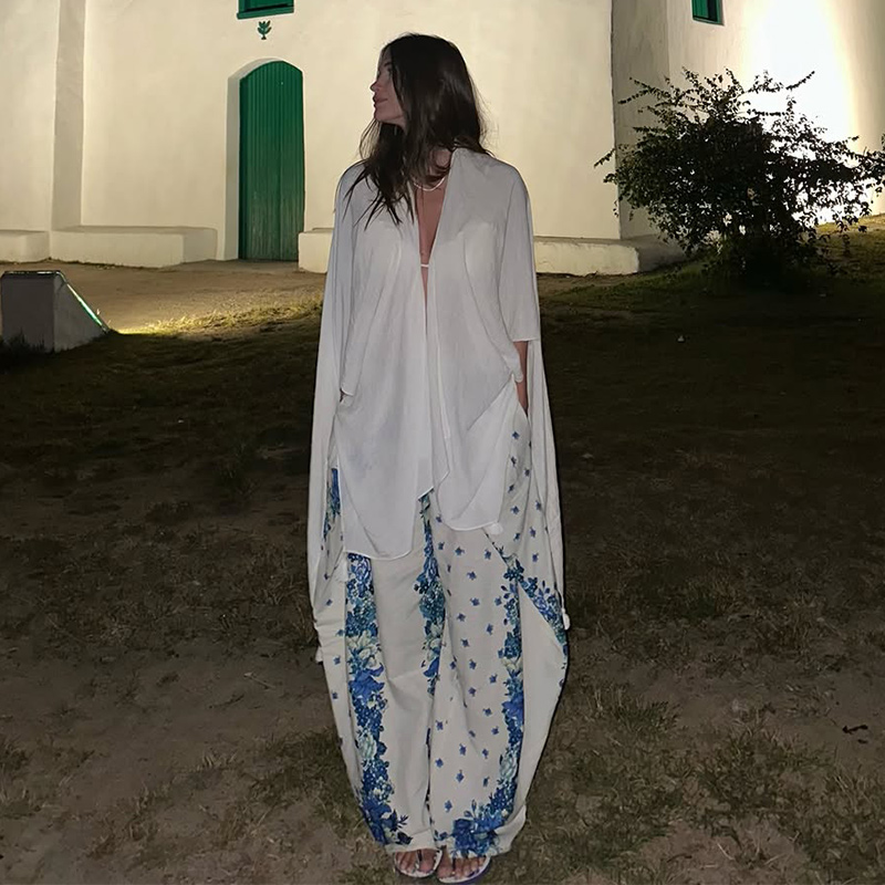 Sexy Printed Vest Trouser Wome - Wide Leg Palazzo Pants 评论和价格