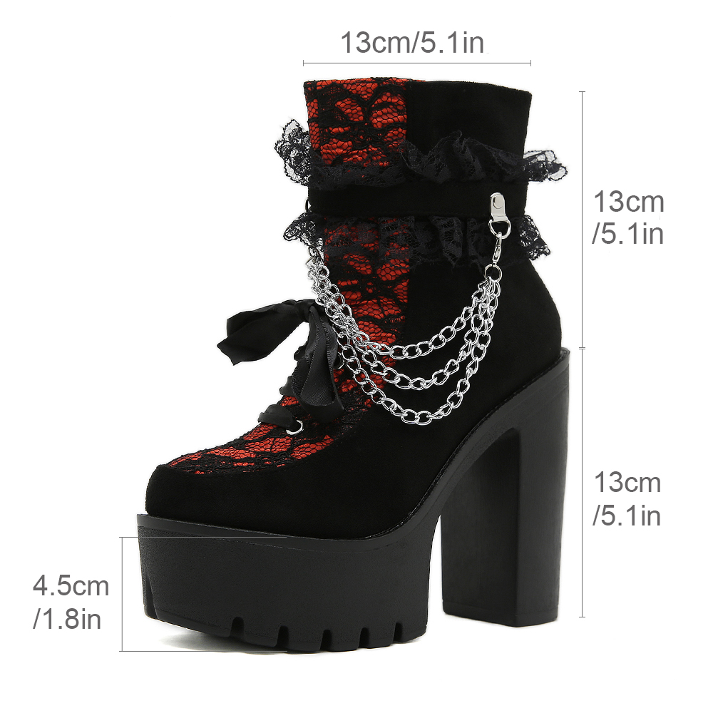 Gdgydh Vintage Gothic Lace Ank - Women'S Fashion Jewellery 评论和价格