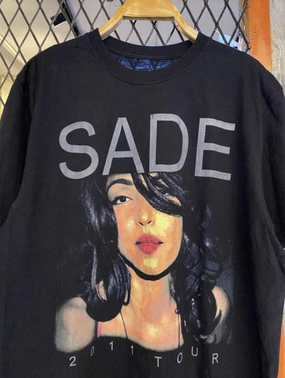 Sade Vintage 90s T-Shirt, Sade - Women'S Fashion From The 90S 评论和价格