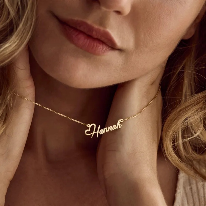 Custom Name Heart Necklace For - Xl Women'S Fashion 评论和价格