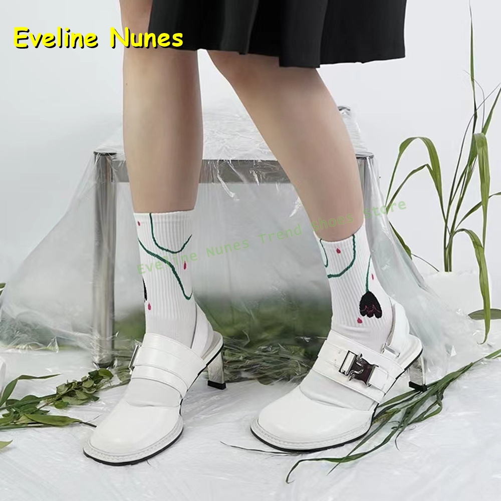 Women's Black Square Toe Buckl - Women'S Fashion Boots 评论和价格