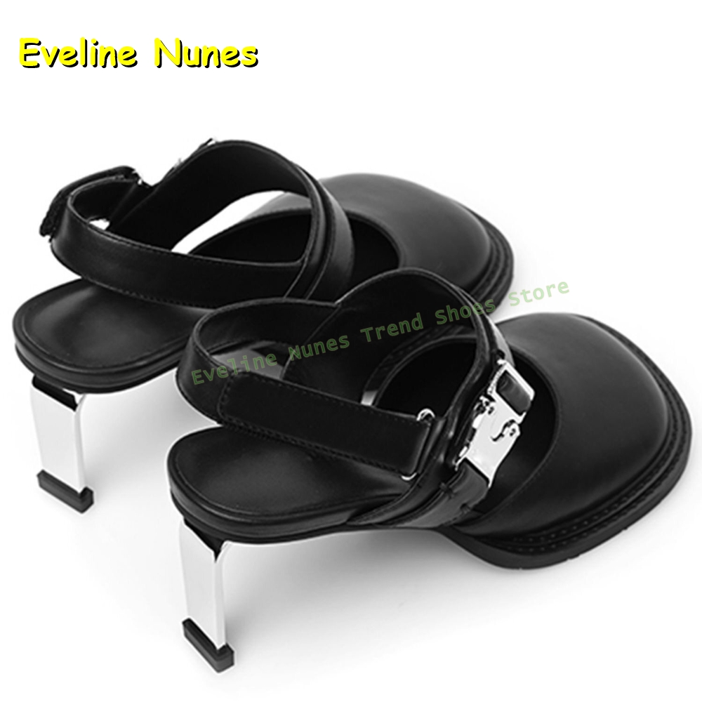 Women's Black Square Toe Buckl - Women'S Fashion Boots 评论和价格