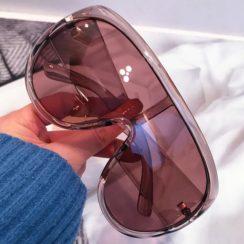 Y2k One Piece Oversize Shield  - Women'S Fashion Eyewear 评论和价格