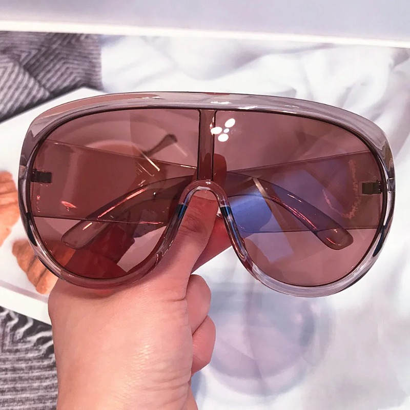 Y2k One Piece Oversize Shield  - Women'S Fashion Eyewear 评论和价格