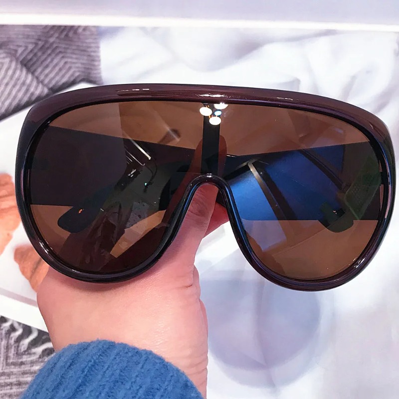Y2k One Piece Oversize Shield  - Women'S Fashion Eyewear 评论和价格