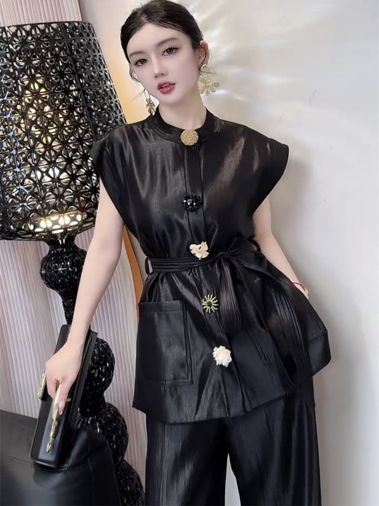 2025 Summer New Fashionable Sl - Wide Leg Palazzo Pants 评论和价格