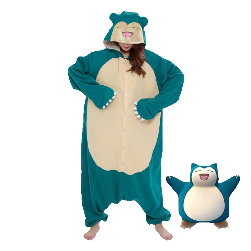 Onesie Snorlax Cosplay Costume - Xl Women'S Fashion 评论和价格