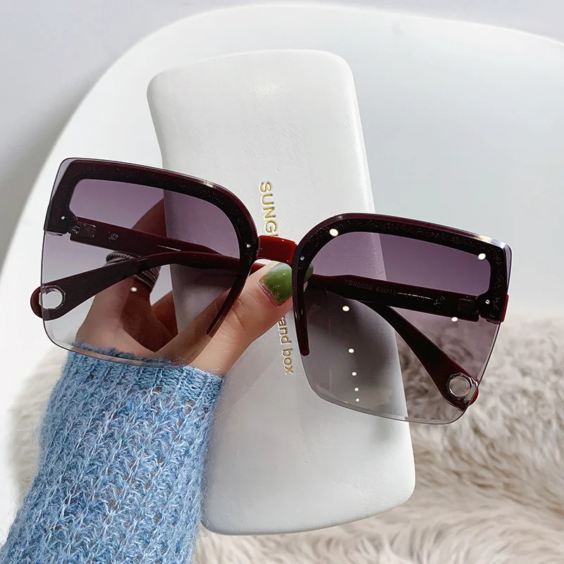 Oversized Sunglasses Man Woman - Women'S Fashion Eyewear 评论和价格