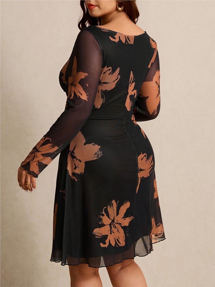 XL-4XL Plus Size Clothes Dress - Xl Women'S Fashion 评论和价格