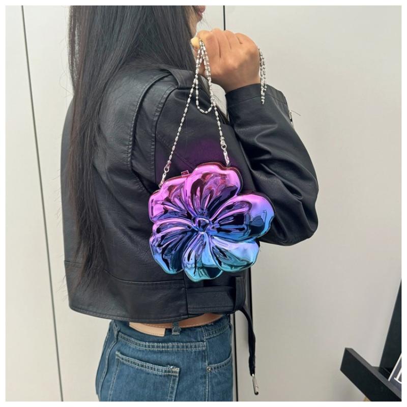Flower Shape Plastic Handbag P - Coin Purse Women 评论和价格