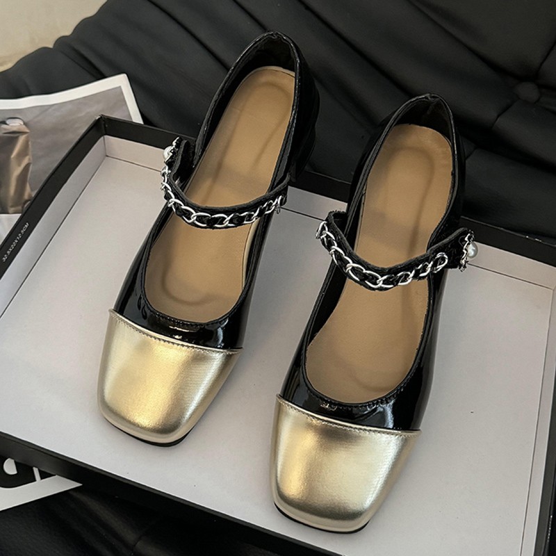 2026 Pearl Clasp Thick-Topped  - Women Fashion Heels 评论和价格