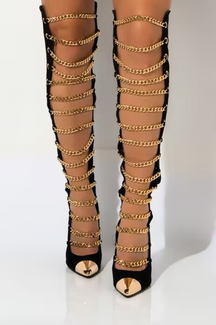 Sexy Metal Gold Chains Strap F - Women'S Fashion Jewellery 评论和价格