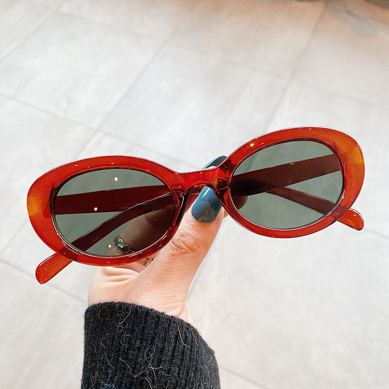 Vintage Small Oval Sunglasses  - Women'S Fashion Eyewear 评论和价格