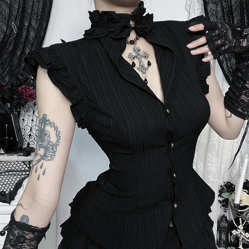 Goth Dark 90s Grunge Single Br - Women'S Fashion From The 90S 评论和价格
