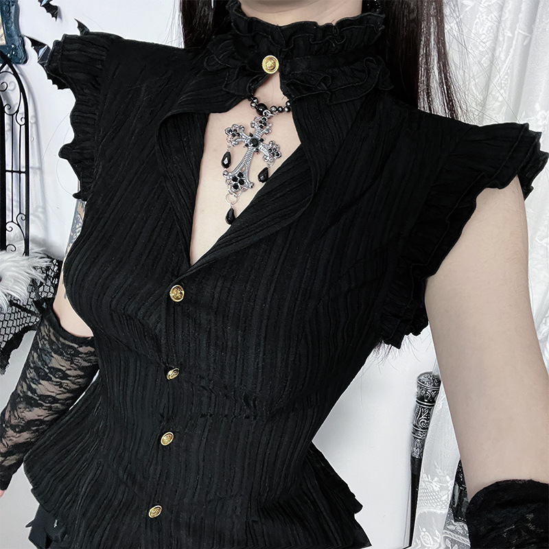 Goth Dark 90s Grunge Single Br - Women'S Fashion From The 90S 评论和价格