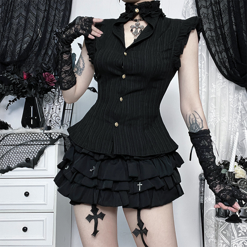 Goth Dark 90s Grunge Single Br - Women'S Fashion From The 90S 评论和价格
