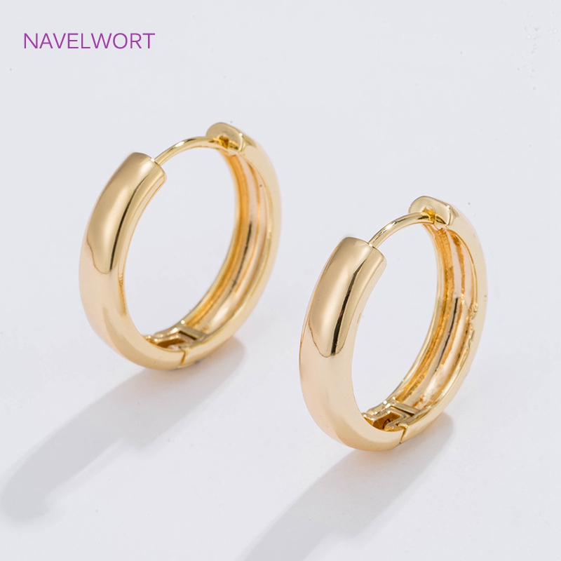 6 Sizes Gold Plated Circle Hoo - Women Fashion Jewellery 评论和价格