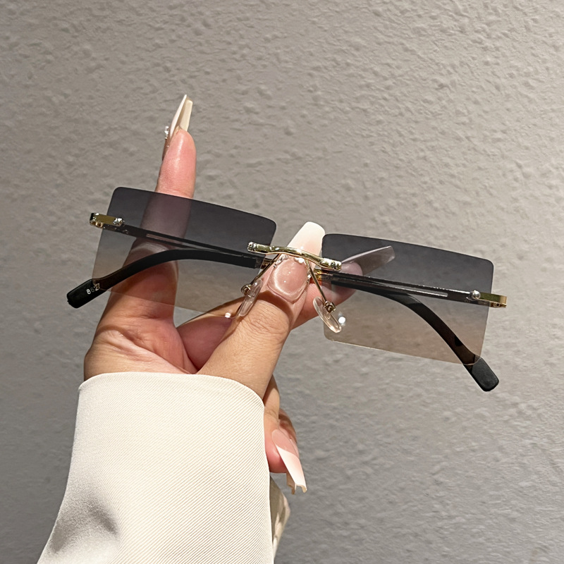 Fashion Rimless Rectangle Sung - Women'S Fashion Eyewear 评论和价格