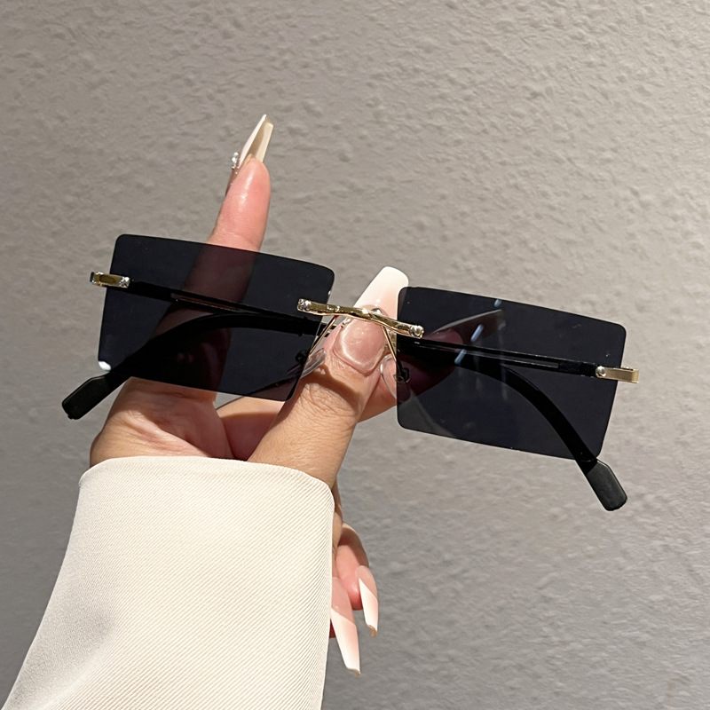 Fashion Rimless Rectangle Sung - Women'S Fashion Eyewear 评论和价格