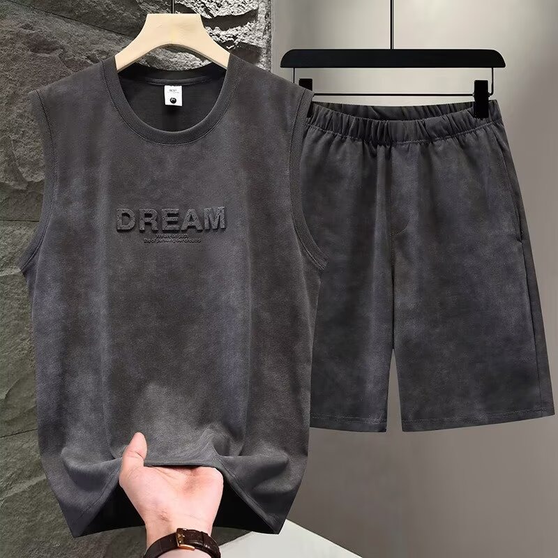 American Tie Dye Vest Sets Men - Tie Dye Two Piece 评论和价格