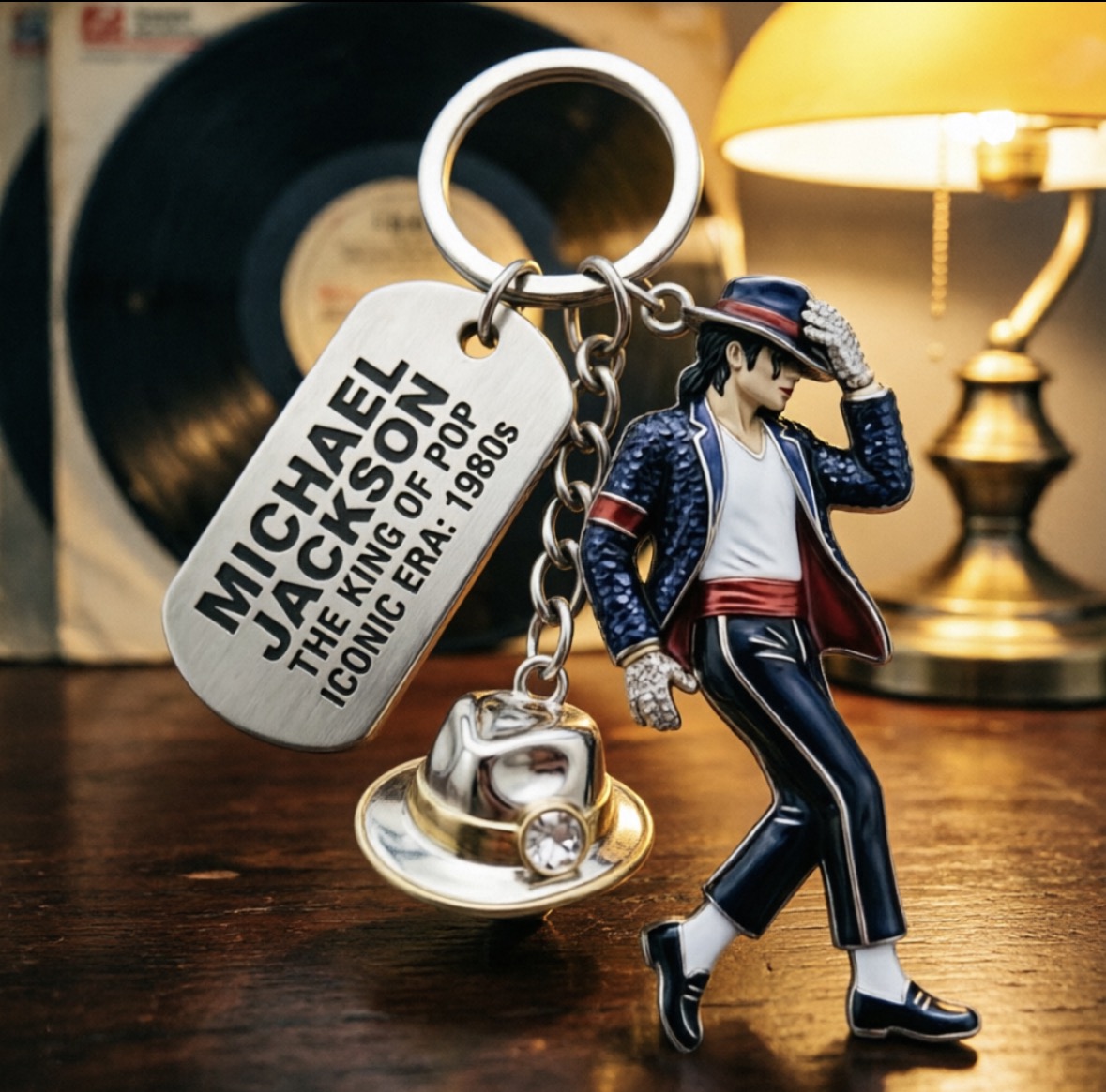 Michael Jackson Keychain, Clas - Women'S Fashion Jewellery 评论和价格