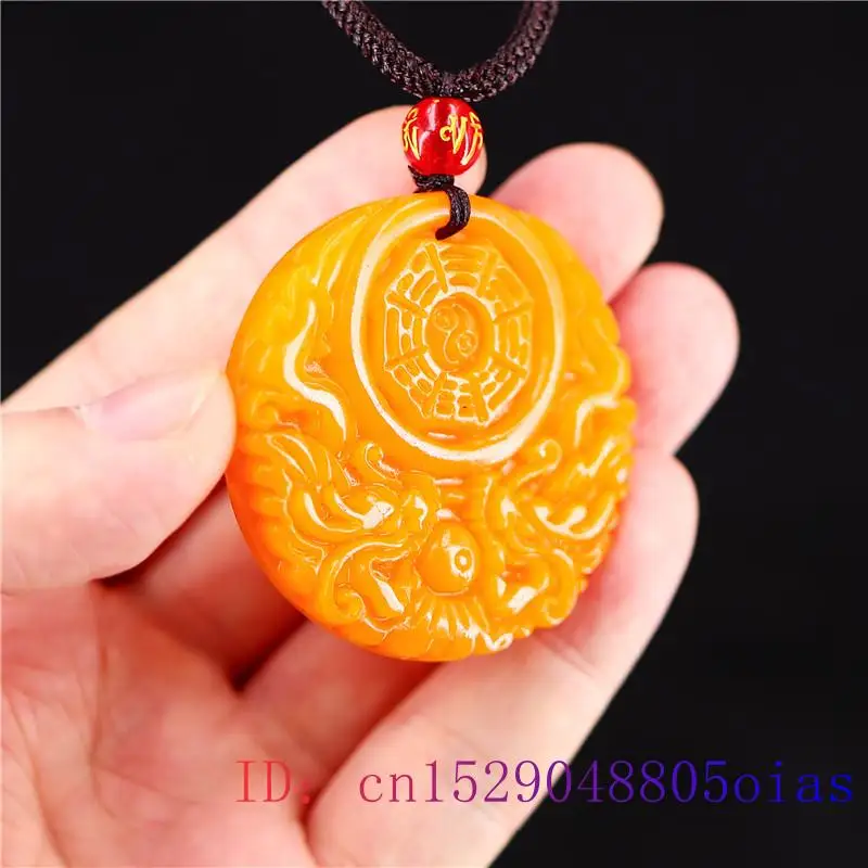 Yellow Jade Dragon Pendant Gif - Women Fashion Jewellery 评论和价格