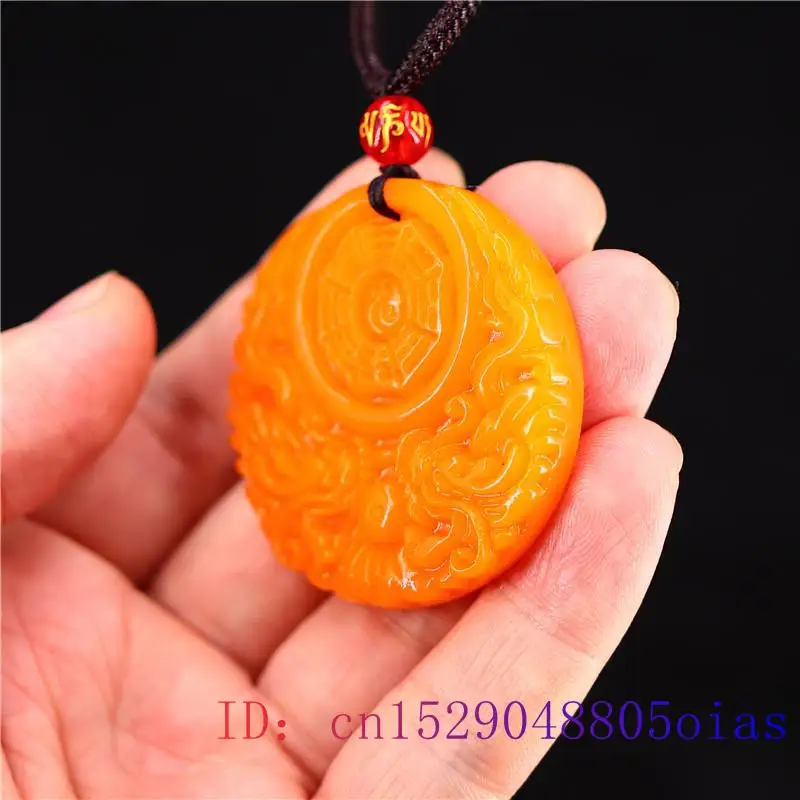 Yellow Jade Dragon Pendant Gif - Women Fashion Jewellery 评论和价格