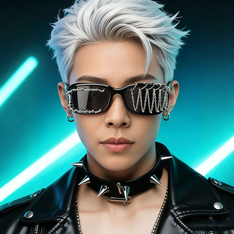 New Fashionable Handmade Punk  - Women'S Fashion Eyewear 评论和价格