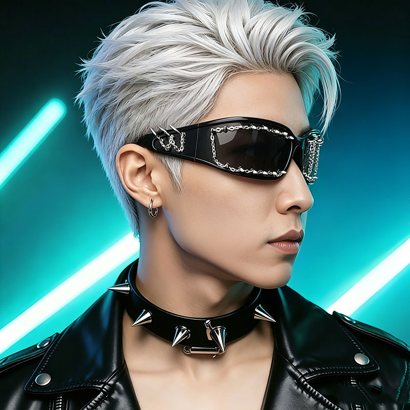 New Fashionable Handmade Punk  - Women'S Fashion Eyewear 评论和价格