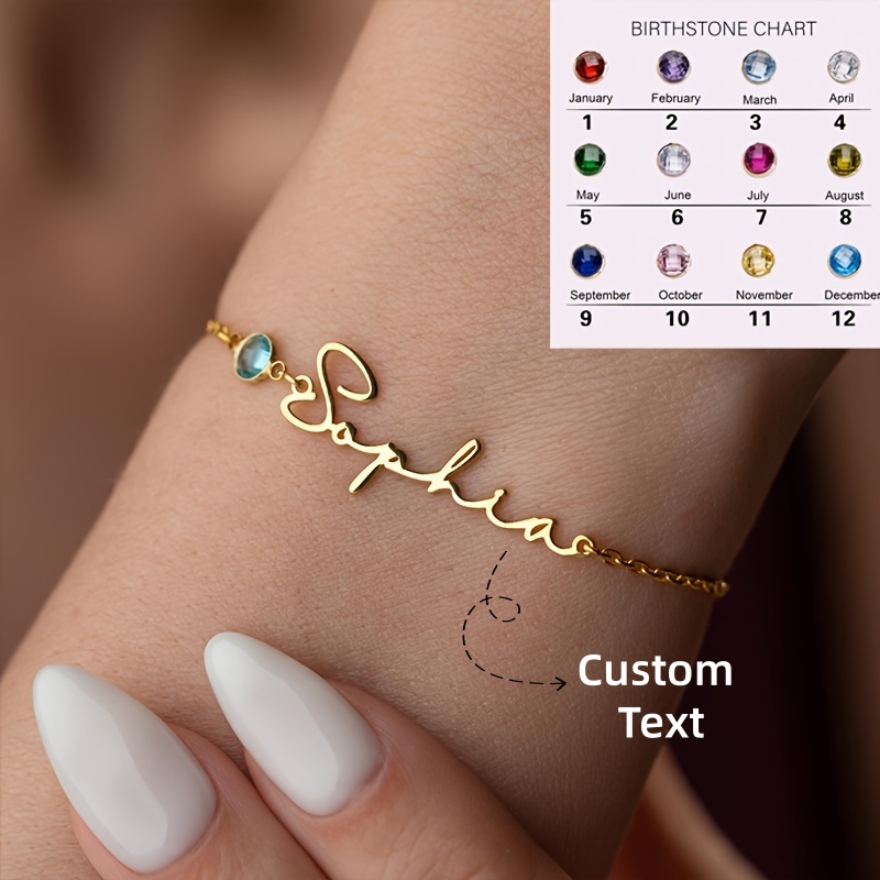 Customized Fashion Name Bracel - Xl Women'S Fashion 评论和价格