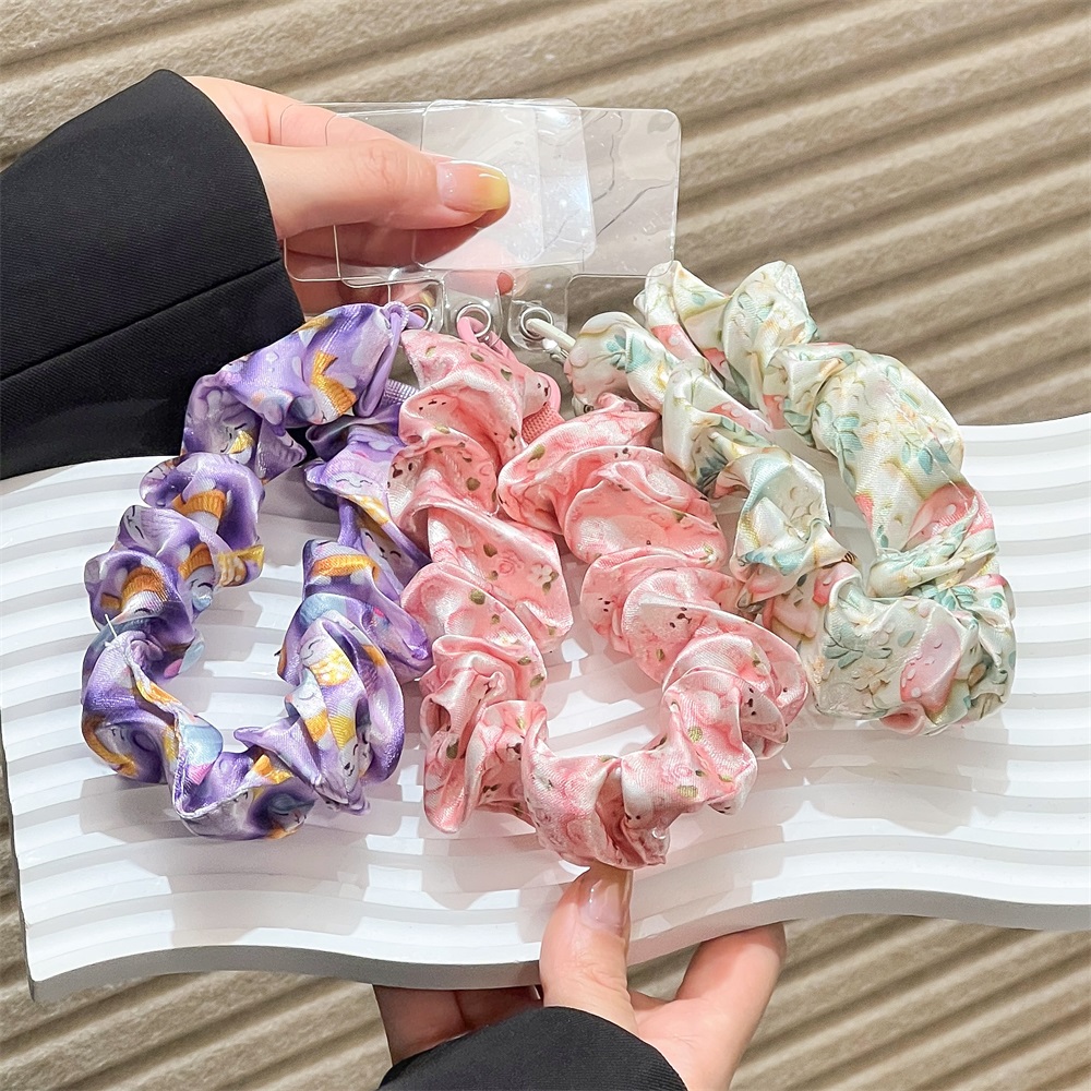 Women Silk Satin Scrunchies Un - Women'S Fashion Jewellery 评论和价格