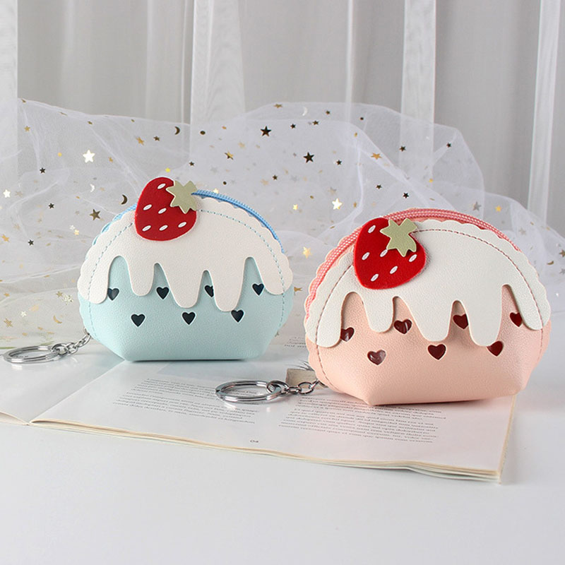 Cute strawberry ice cream mini - Coin Purse Women 评论和价格