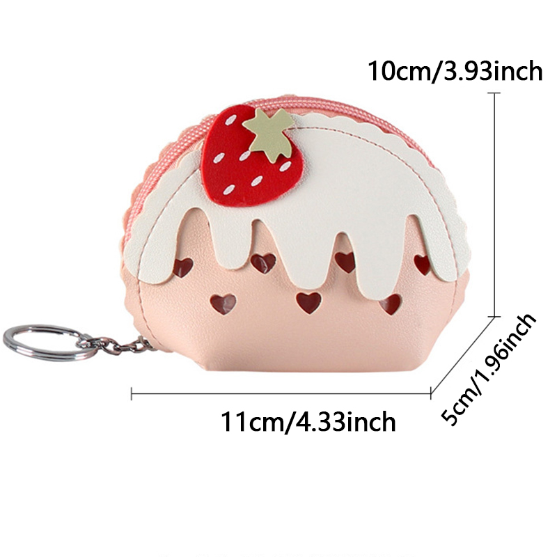 Cute strawberry ice cream mini - Coin Purse Women 评论和价格