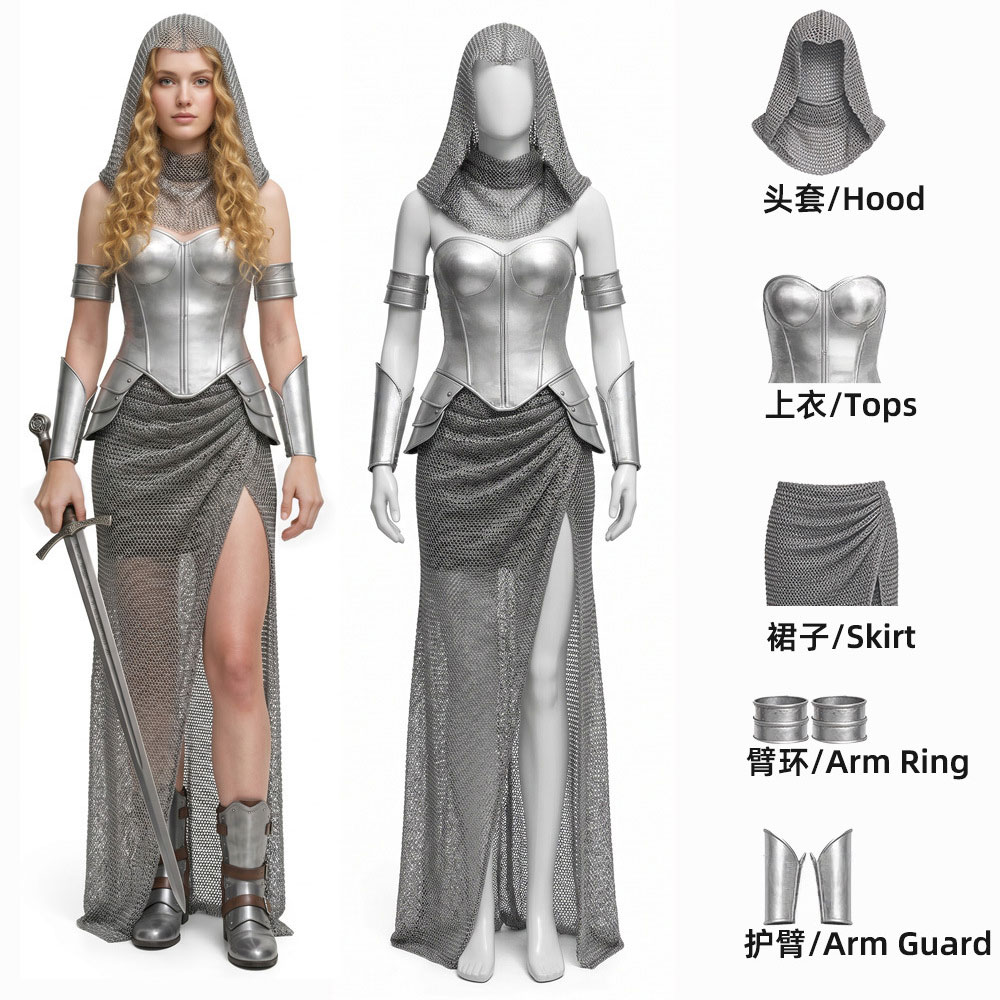 Medieval Women Knight Cosplay  - Women'S Fashion Jewellery 评论和价格
