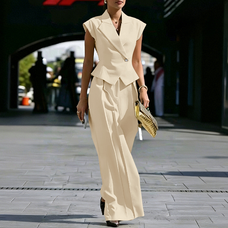 ZANZEA Summer Pleated Outfits  - Wide Leg Palazzo Pants 评论和价格