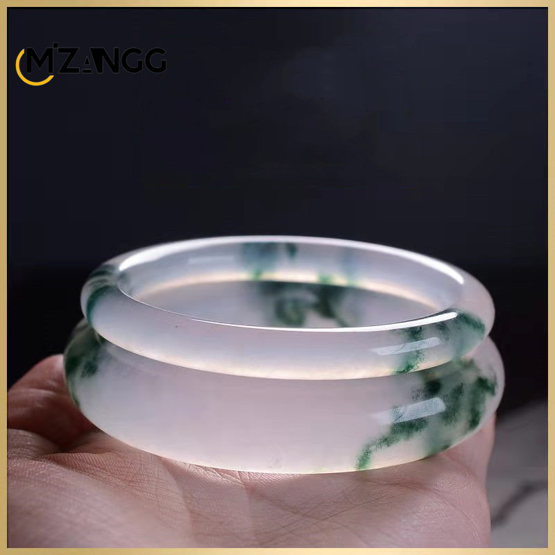 Natural Green Jadeite Bangle J - Women Fashion Jewellery 评论和价格