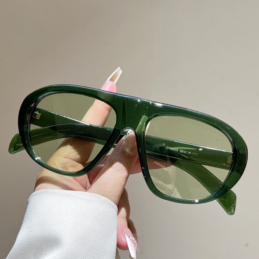 New Oversized Pilot Sunglasses - Women'S Fashion Eyewear 评论和价格