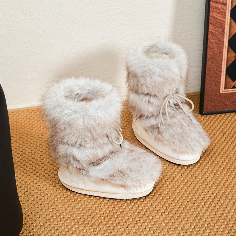 Winter Women Fashion Moon Boot - Women Fashion Online 评论和价格