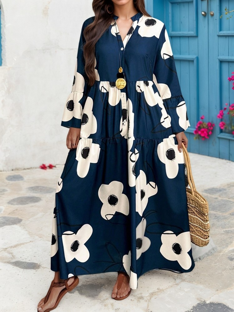 XL-4XL Plus Size Clothes Dress - Xl Women'S Fashion 评论和价格
