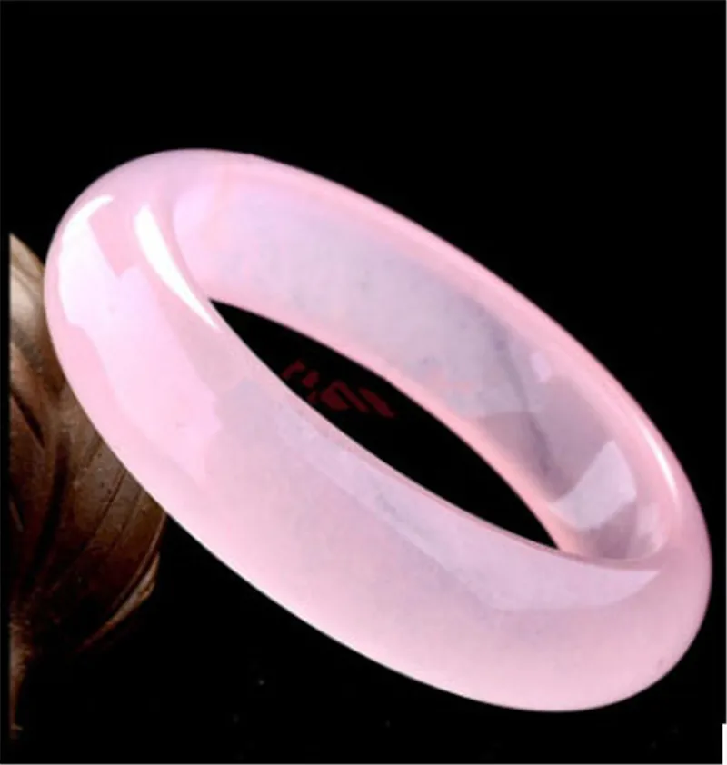 Natural Pink Chinese Jade Brac - Women Fashion Jewellery 评论和价格