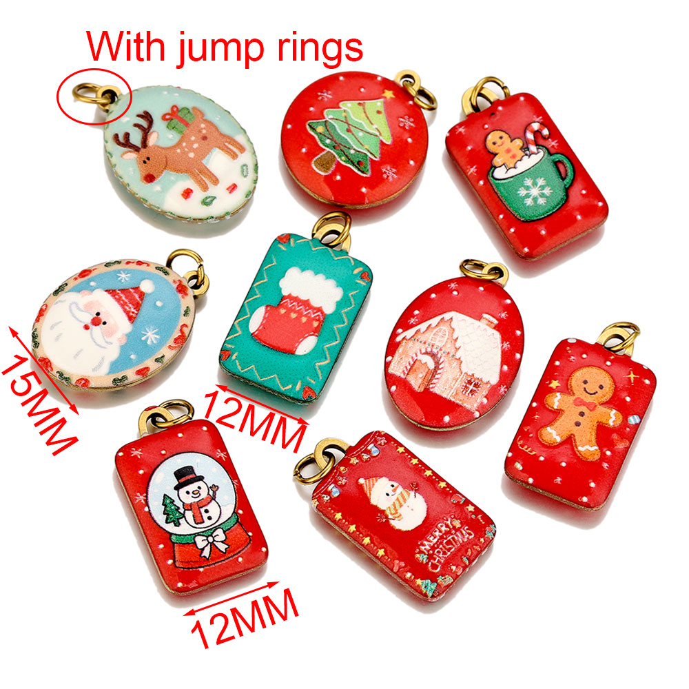3pcs Stainless Steel Christmas - Women Fashion Jewellery 评论和价格