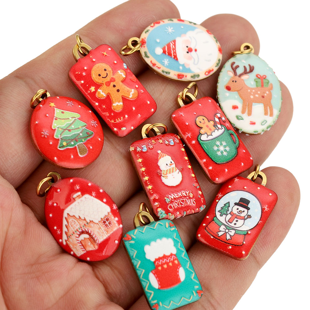 3pcs Stainless Steel Christmas - Women Fashion Jewellery 评论和价格