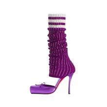 Butterfly-Kont Square Toe Knee - Women'S Fashion Boots 评论和价格
